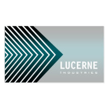 Frosted Chevron custom designer business card