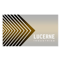 Frosted Chevron custom designer business card