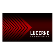 Frosted Chevron custom designer business card