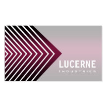 Frosted Chevron custom designer business card