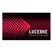 Frosted Chevron custom designer business card