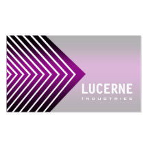 Frosted Chevron custom designer business card