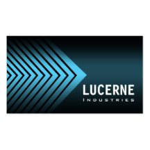 Frosted Chevron custom designer business card