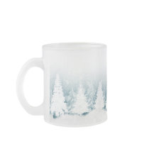 Frosted Christmas photo mug