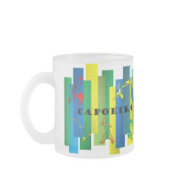 frosted coffee chai mug capoeira axe
