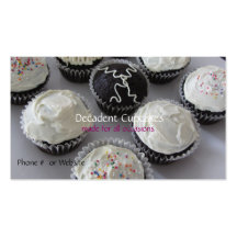 Frosted Cupcakes Business Card Templates