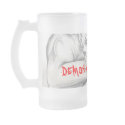FROSTED DEMON BEER GLASS, DEMON MUSCLE CARS mugs