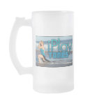 Frosted Glass Beer Mug - 16 oz.