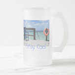 Frosted Glass Mug, Stay Cool