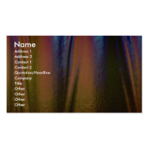 Frosted red flames business cards