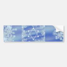 Frosted Star Bumper Sticker