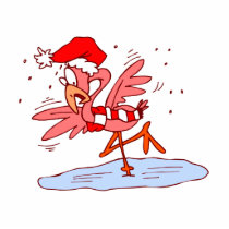 Frostie Flamingo Cut Out