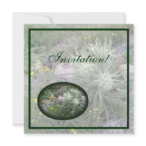 Frosty Ball: Alpine Wildflowers Personalized Announcement