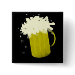 Frosty Beer Mug Button