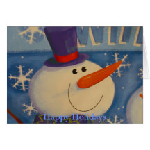Frosty Greeting Card