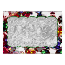 Frosty Ornaments (photo frame) Cards