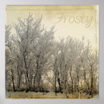 Frosty Poster