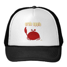 Frowning Red Crab Crab Apple Trucker Hat