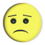 Frowny Face Yellow Refrigerator Magnets