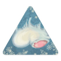 Frozen Heart Triangle Sticker
