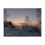 Frozen Lake Postcard