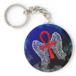Frozen wings of eternity key chains