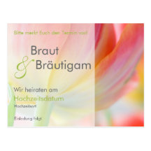 Fruehling • Save the Date Postkarte Postcard