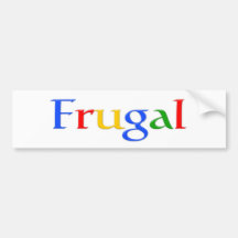 Frugle Bumper Stickers