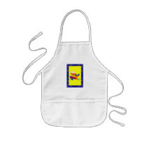 Fruit and grain in vessels aprons