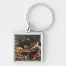 Fruit and Vegetable Market Key Chains