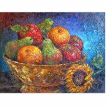 Fruit Basket Painting Art - Multi photo sculptures