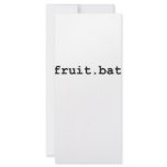Fruit.bat rack cards