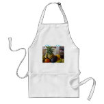 Fruit bowl with avocado foremost aprons