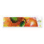 Fruit & flowers bumper sticker