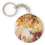 Fruit, Mucha Key Chain