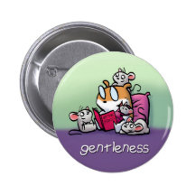 Fruit of the Spirit Button Badge (Gentleness)