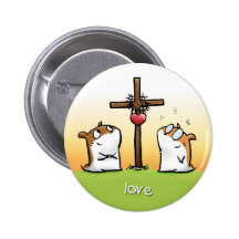 Fruit of the Spirit Button Badge (Love)