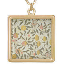 Fruit or Pomegranate wallpaper design Custom Necklace