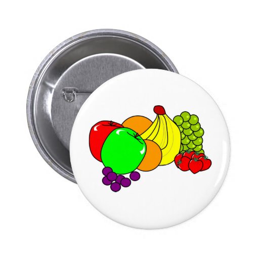 Fruit Pinback Buttons
