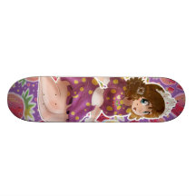 Fruit Pineapple Princess Strawberry Pattern Skateboards