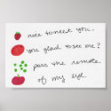 Fruit Sayings posters