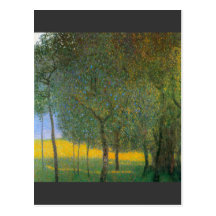 Fruit Trees by Gustav Klimt Post Card