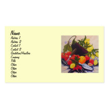Fruit & Vegetable Medley Business Card