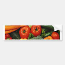 FRUIT & VEGETABLES BUMPER STICKERS