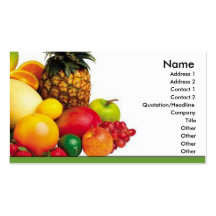 fruit & vegetables Business Card