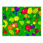 Fruit Wallpaper Postcard