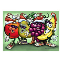 Fruitmas Gang Card Personalized Invite