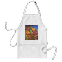 Fruits and Sunflower Painting Art - Multi Apron