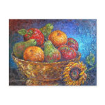 Fruits and Sunflower Painting Art - Multi