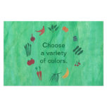 Fruits Vegetables, Choose a Variety of Colours